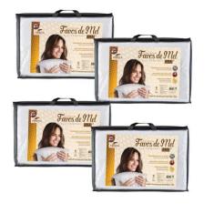 Imagem de Kit com 4 Travesseiros Macios Favos de Mel - Fibrasca
