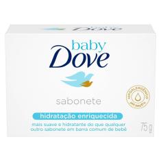 Imagem de Sabonete em Barra Dove Baby Hidratação Enriquecida com 75g Baby Dove 75g