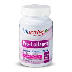 Imagem de Colágeno com Vitaminas e Minerais 60 Cápsulas - Pro-Collagen Vitactive