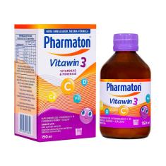 Imagem de Suplemento Vitamínico Pharmaton Vitawin 3 Uva com 150ml 150ml Solução