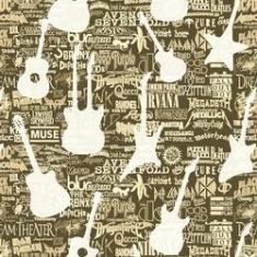Imagem de Papel de parede adesivo vinílico Rock Bandas Ramones Foo Fighters