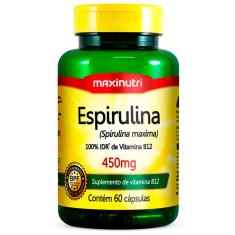 Imagem de Espirulina 450Mg 60 Cápsulas Maxinutri