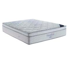 Imagem de Colchão Casal Ortobom Freedom com Pillow Top e Molas Ensacadas 32 x 138 x 188 cm - Branco