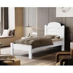 Imagem de Cama De Solteiro Iris Para Quarto Reforçada Mdf Varias Cores Para Quar