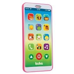 Imagem de Celular de Brinquedo Educativo Baby Phone Rosa 6842 - Buba