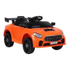 Imagem de Mini Carro Carrinho Elétrico Infantil Gt4 Motor 12V Laranja Música Usb