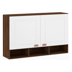 Imagem de Armário Para Cozinha 120 Cm 2 Portas Com Nicho Safira Luciane Móveis