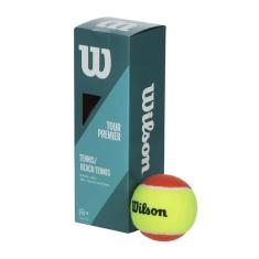 Imagem de Kit Bola de Tênis/Beach Tennis com 3Unid Tour Premier Approved itf Wilson
