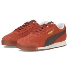 Imagem de PUMA Tênis masculino Roma, 24-camurça-mars Red-espresso Brown-gum, 41