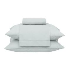 Imagem de Kit Jogo De Lençol Buddemeyer 4 Peças Cama Casal Basic Percalle 180 Fi