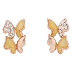 Imagem de Brinco Madre Pérola Borboleta Duplo BC2577 - Akasaki