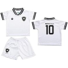 Imagem de Conjunto Botafogo Uniforme Infantil Branco - Torcida Baby