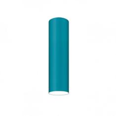 Imagem de Plafon Viena Tubo 30Cm Conti Iluminação Verde Tiffany