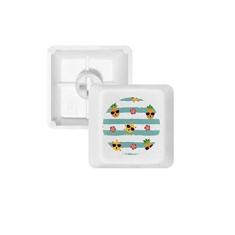 Imagem de Abacaxi Sun Glass Flower River teclado mecânico PBT kit de atualização para jogos