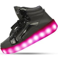 Imagem de Tênis Infantil Feminino Com Rodinhas E Led Luzinha Que Pisca - Beakid