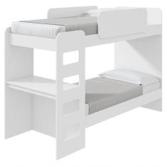 Imagem de Beliche Solteiro Olga Cantos Arredondados Com Led Branco - Lopas