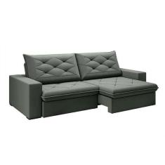 Imagem de Sof  4 Lugares Retr til E Reclin vel Flexforma Premier Veludo