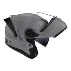 Imagem de Capacete Norisk Force 2 Monocolor Nardo Grey Brilhante Articulado Esta