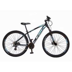 Imagem de Bicicleta Aro 29 KSW XLT 2020 Altus 24v e Trava Preto com Azul 19