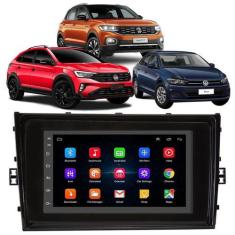 Imagem de Kit Multimidia Android Polo Virtus T-Cross Nivus Taos 7" GPS Integrado