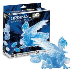 Imagem de Quebra-cabeça de cristal 3D BePuzzled Dragon Deluxe Original