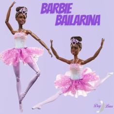 Imagem de Boneca Barbie Bailarina Luzes Brilhantes Mattel Original
