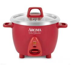 Imagem de Panela Elétrica de Arroz, 1,4 L, 400W, vermelha, 110v, AROMA HOUSEWARES ARC 753SGR, Vermelho