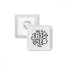 Imagem de Shape Geometry Circle Totem teclado mecânico PBT Gaming Upgrade Kit