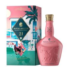 Imagem de Whisky Escocês Blended Special Batch Royal Salute Garrafa 700ml The Miami Polo Edition