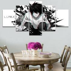 Imagem de Quadros Decorativos 5 Peças Anime Death Note Filmes