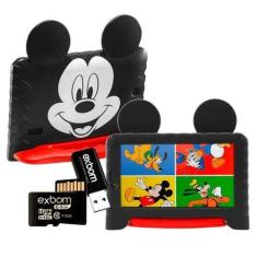 Imagem de Tablet Infantil Multilaser Mickey Mouse 32GB + Cartão de Memória 64GB