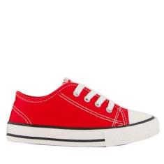 Imagem de Tênis Diversão Canvas Low Infantil Vermelho