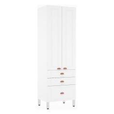 Imagem de Paneleiro 70cm 2 Portas 2 Gavetas e 1 Gavetão Cristal Luciane Móveis