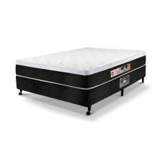 Imagem de Cama Box Casal Castor Black E White Air One Face D45 138X188x50 + Box