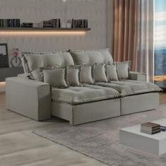 Imagem de Sofá Retrátil E Reclinável 4 Lugares 290cm 6 Almofadas M144 Martins Es