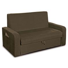 Imagem de Sofá-Cama Daiane Veludo Light Marrom