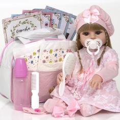 Imagem de Boneca Reborn Loira Baby Alive Linda 100% Silicone Realista