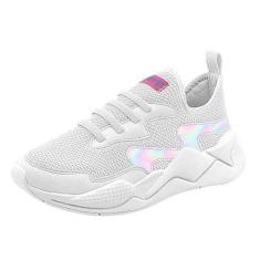 Imagem de Tênis Infanto-juvenil Hornet Branco Holográfico Vitz 350018-001