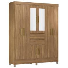 Imagem de Guarda Roupa Casal 8 Portas Com Espelho 82060EL Amendola Touch Demobile