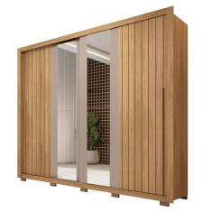 Imagem de Guarda Roupa Casal 2 Portas De Correr Com Espelho Moviment Buriti Fendi Caemmun