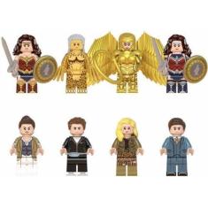 Imagem de Bonecos Blocos De Montar Mulher Maravilha 1984 Filme Dc - Mega Block T