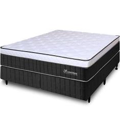 Imagem de Cama Box King Molas Ensacadas Firme de Pillow Espuma D45 193x203X64 BF Colchões
