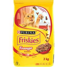 Imagem de Ração Seca Nestlé Purina Friskies Frango Para Gatos Adultos - 3 Kg