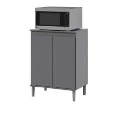 Imagem de Balcão Microondas Cinza  Ej Móveis
