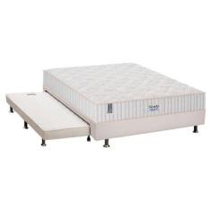 Imagem de Cama Box c/Auxiliar Casal: Colchão  Sealy MasterPocket Miami + Base CR
