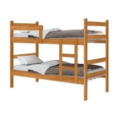 Imagem de Beliche Porto Velho Solteiro Nature Com Colchão - Mais de Casa