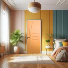 Imagem de Porta de Madeira Maciça 210x80cm Friso 12 Jb Portas Tauari