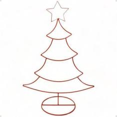 Imagem de Árvore De Natal Para Decorar De Ferro Aramado Artificial - Casa Útil, 