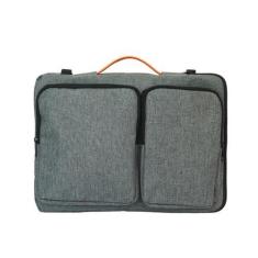 Imagem de Bolsa para Notebook com Alça e Zíper BH Store, Cinza Escuro