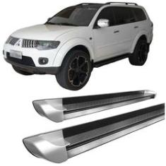 Imagem de Estribo Pajero Dakar Personalizado Prata 2011 ate 2020